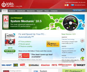 iolo.asia: iolo technologies - The PC Tune-Up Experts
Fix and speed up your PC with the world's best-selling PC tune-up utilities. Automatically repair system slowdowns, crashes, and freezes.