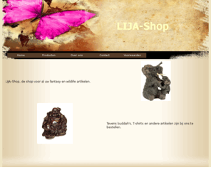 lijashop.com: LIJA-Shop
LIJAShop, de shop voor al uw fantasy, wildlife en andere artikelen.