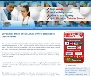 midwestwx.com: Buy Lamisil online, cheap Lamisil without prescription, Lamisil tablets
Cheap Lamisil at one of reputable online pharmacies. No prescription is needed!