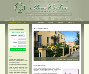 mooneevalleyviewsapartments.com: Moonee Valley Views Apartments - Serviced Apartments in Moonee Ponds, Melbourne
Moonee Valley Views Apartments providing accommodation in serviced apartments in Moonee Ponds, Melbourne.