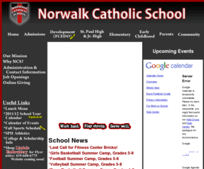 ncsweb.org: Norwalk Catholic School/St. Paul High
