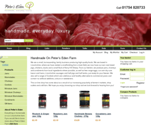 peterseden.com: Home page
Peter's Eden Online Shop - Jams, Marmalades, Cordials - Lincolnshire local ingredients - As Seen on The One Show