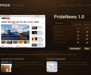 pridethemes.com: PrideThemes — Premium WordPress Themes
PrideThemes.com — Premium WordPress Themes