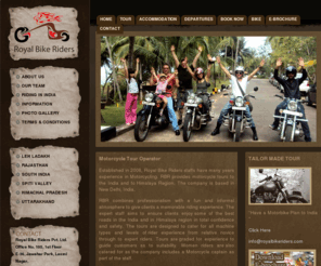 royalbikeriders.com: Bike, Motorcycle, Motorbike Tour, Tours, Trip India, Royal Enfield Goa
Royal Bike Riders offers adventurous Royal Enfield bike tour, motorbike/motorcycle tours and trip in India. Contact us today to book a bike tour.