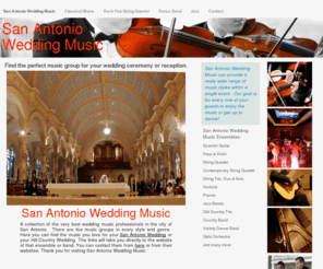 sanantonioweddingmusic.com: San Antonio Wedding Music
