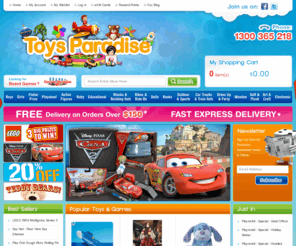 toysparadise.com.au: Toys Paradise | Toys & Games Store | Shop & Buy Kids & Baby Toys, Games at Discount Prices
Toys & Games - Shop & Buy Kids & Baby Toys Online at Discount Prices at Toys Paradise Australia