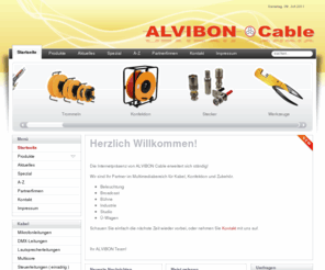 alvibon-cable.com: Willkommen auf der Startseite
Wir sind Ihr Partner im Multimediabereich für Kabel, Konfektion und Zubehör. Beleuchtung, Broadcast, Bühne, Industrie, Studio, Ü-Wagen
