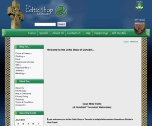 celticshopdunedin.com: Celtic Shop Of Dunedin Fl Celtic Gifts, Clothing, Food, Kilts, Wedding Supplies, Jewelry and More  - Celtic Shop of Dunedin
osCommerce : What's New Here? - Hardware Software DVD Movies What's New Here? - Hardware Software DVD Movies