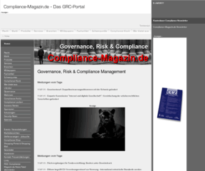 compliance-fuehrer.com: Governance, Risk & Compliance Management
Compliance-Magazin.de - Portal für Compliance-Management, Governance und Datenschutz