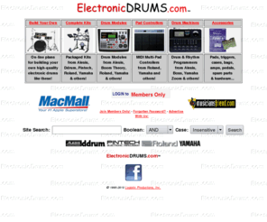 electronicdrums.com: Electronic Drums - ElectronicDrums.com
ElectronicDrums.com is committed to providing helpful 
electronic drum information for electronic drummers of all budgets and skill levels.