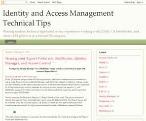 idmlabs.com: Identity and Access Management Technical Tips
