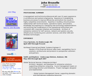 johnbrunelle.org: John Brunelle
