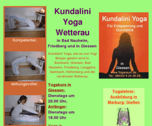 yogaraum.de: Yoga Kurse, Kinderyoga und Schwangerenyoga in Giessen, Bad Nauheim, Butzbach und der Wetterau
Kundalini Yoga Kurse, Yoga in der Schwangerschaft und Kinderyoga mit Nirmal und Sangeet in Giessen, Bad Nauheim, Butzbach, Gambach und der Wetterau.