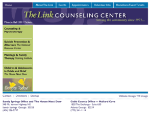 thelink.org: The Link Counseling Center
The Link Counseling Center in Atlanta, Georgia offers counseling and psychotherapy for individuals, couples, families and groups in the greater Atlanta area.