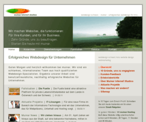 website-schweiz.ch: Webdesign Schweiz :: muinar :: Erfolgreiches Webdesign für Unternehmen
Erfolgreiches Webdesign für Unternehmen