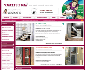 plataformas-giratorias.com: Salvaescaleras Vertitec - Elevadores
Venta e instalación de salvaescaleras, sillas salvaescaleras, plataformas salvaescaleras, elevadores verticales para unifamiliares y plataformas en toda España