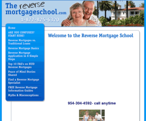 thereversemortgageschool.com: Reverse Mortgage - Home
Reverse mortgage information from Florida's reverse mortgage expert, Kevin Reichard.  Get free, unbiased reverse mortgage information based on your needs.  Avoid the pitfalls, and learn the pros and cons of a reverse mortgages by choosing  someone you can trust.
