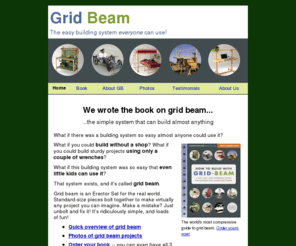 evil-geniuses.com: Grid Beam -- the easy building system everyone can use
Grid beam is fast, bolt-together modular building system that's so easy, even kids can use it! All you need is a wrench.