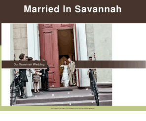 staceyanderik.com: Married in Savannah
Personal Website for Stacey and Erik Shultz