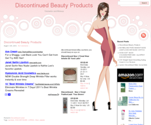 discontinuedbeautyoutlet.com: Discontinued Beauty Products
Discontinued Beauty Products from Ebay and Amazon. Find the best deals available online and save money on makeup.