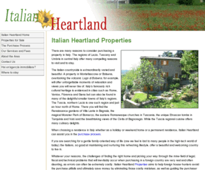 italian-heartland.co.uk: Italian Heartland Properties
Help with purchasing a holiday home in Tuscany or a permanent residence in Rome from Italian Heartland Properties.  Properties in Lazio, Umbria and Bolsena.