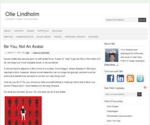 ollelindholm.com: Olle Lindholm: Connect. Create. Communicate.
Welcome to Olle Lindholm's official website.