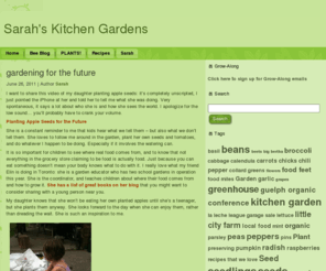 sarahskitchengardens.com: Sarah's Kitchen Gardens
