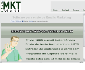 senvmail.com: Senvmail.com | SenVMail | Massa |
E-mail Marketing, web marketing, programa de envio de e-mails, software para envio de mensagens em massa, captação de e-mails para seu mailling, mailing segmentado, lista de e-mail | ChronosMail