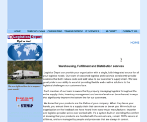 caldist.com: California Warehouse and Distribution Services Worldwide
Our services include warehousing, distribution, assembly and packaging, edi, consulting, IT Services and transportation throughout the United States and Worldwide.