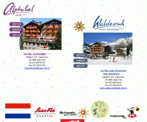 hotelwaldesruh.ch: Hotels Restaurants Saas Fee Hotel Waldesruh Wallis Valais Schweiz Switzerland Tourismus
Hotels Restaurants Saas Fee kinderfreundliche famlilienfreundlich Hotel Waldesruh Wallis Valais Schweiz Switzerland Tourismus, Hotels Schweiz, Hotels Saas Fee, Hotels Wallis , Restaurants Saas Fee, Restaurants Wallis, Hotel Waldesruh Kulm, Schweiz Hotels, kulinarisch essen, swiss hotels, tourist information switzerland, vacation in switzerland, travelling switzerland, interesting places, rooms with a view, restaurant, romantic places, switzerland+hotel, inexpensive hotels, online booking, room reservation, Zimmer Reservation, lodging, günstig essen, cosy restaurant, Gault et Millau, Gilde, Restaurantführer, switzerland, swiss gastronomy, Schweizer Küche, Erholung, Entspannung, tourism, spezial food Switzerland, nouvelle cuisine, swiss cheese, vacation Switzerland, holiday Switzerland, forum, Datenbank, gastro cuisine, Gastronomie in der Schweiz, Ferien, Holidays, cultural food