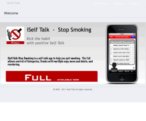 iself-talk.com: iSelf-Talk - Tell yourself how it is.
Creators of iSelf-Talk apps for iPhone and iPod Touch