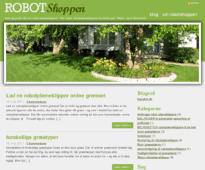 robotshoppen.dk: &raquo Robotplæneklipper på prøve » Robotshoppen - Robotshoppen
