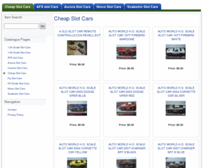 cheapslotcars.net: Cheap Slot Cars
Cheap Slot Cars