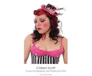 coleenscottdesign.com: Portfolio: Coleen Scott, Costume Designer
Online portfolio of Coleen Scott, New York and California based Costume Designer for Theater, Film, Dance and Opera.  Site includes portfolio, profile, resume and contact information.