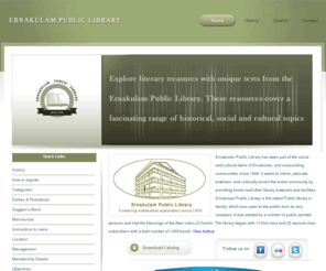 ekmlibrary.com: Ernakulam Public Library Online | Cochin Kerala India
Official website of Ernakulam Public Library. For more than 120 years we have been building engagement and trust for Ernakulam through the exchange of knowledge and ideas between people worldwide