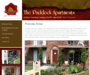 paddockapts.com: Welcome Home
