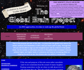 projectglobalbrain.com: The Global Brain Project - A World Evolution Initiative
