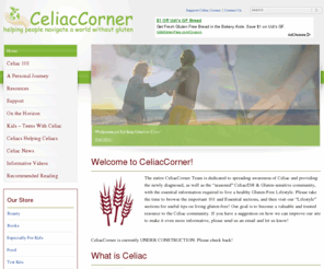 celiaccorner.com: Celiac Disease Gluten Free Lifestyle at Celiac Corner
Celiac Disease and gluten free information