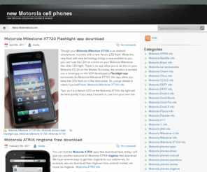 motorolahub.com: new Motorola cell phones tutorials and reviews
a blog give reviews and tutorials to all Motorola cell phones users