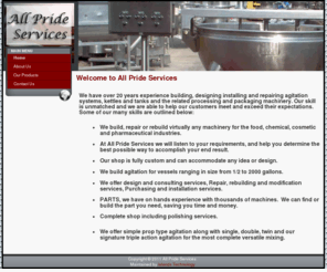 processingmachinery.com: Main
Kettles, Agitation Systems, Tanks, Custom Work, 