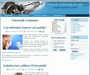 teknikogretmeniz.biz: Teknolojik Gelişmeler
Teknik Öğretmen Ali İhsan KOÇ