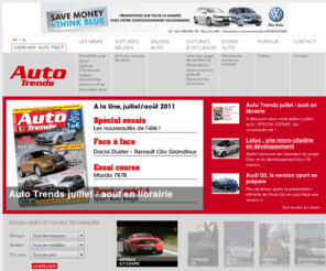 autotrends.be: Auto Trends Magazine - Essais des voitures neuves et reportages
Journal 100% Belge. Trouvez les reportages et essais des voitures dans la version en ligne de cette revue entièrement consacrée à l'actualité automobile