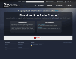 radiocrestin.ro: Radio Crestin | Cauta si asculta Radiouri Crestine online
RadioCrestin.ro iti ofera acum o lista de radiouri crestine online. Alege & asculta un radio crestin bun si sanatos pentru sufletul tau la un simplu click!