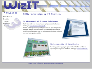 wizit.dk: WizIT i/s - Webdesign, CMS, IT Service, Installation, Office-Skabeloner, Trådløs netværk
WizIT i/s udvikler hjemmesider, CMS, webcard, visitkort,  webdatabaseløsninger, Office Skabelone m.m. Vi udfører IT Service på PC, Server og Netværk. Freelance, fast pris og timearbejde.