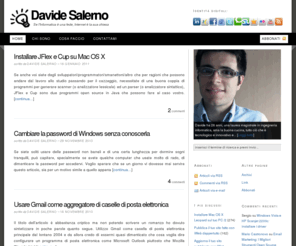 davidesalerno.net: Davide Salerno
Notizie su Mac OS X, Linux, Windows, iPhone, Wordpress, PHP, MySQL, sicurezza, informatica, programmazione, tecnologia e innovazione