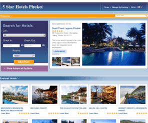 5starhotelsinphuket.com: 5 Star Hotels Phuket
Thailand's largest island, Phuket is a jewel in the Indian Ocean offering some of the most luxurious hotels in the world. We profile the 5 star hotels in Phuket comparing their facilities, locations and overall ambience.