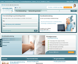behandlingsvejviseren.dk: Behandlingsvejviseren – Find behandling, se priser og ventetider
Behandlingsvejviseren – Find den bedste behandling, se priser, ventetider og bruger ratings på privathospitaler og klinikker. Køb billigste Sundhedsforsikring