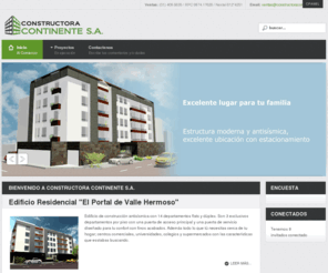 constructoracontinente.com: Constructora Continente S.A.
Edificio Residencial Valle Hermoso en Surco.