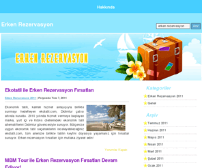 erkenrezervasyoncu.com: Erken Rezervasyon
erken rezervasyon