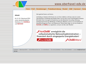 oberhavel-edv.net: // Oberhavel-EDV \\
Oberhavel EDV - Computerlösungen, Schulungen, Consulting